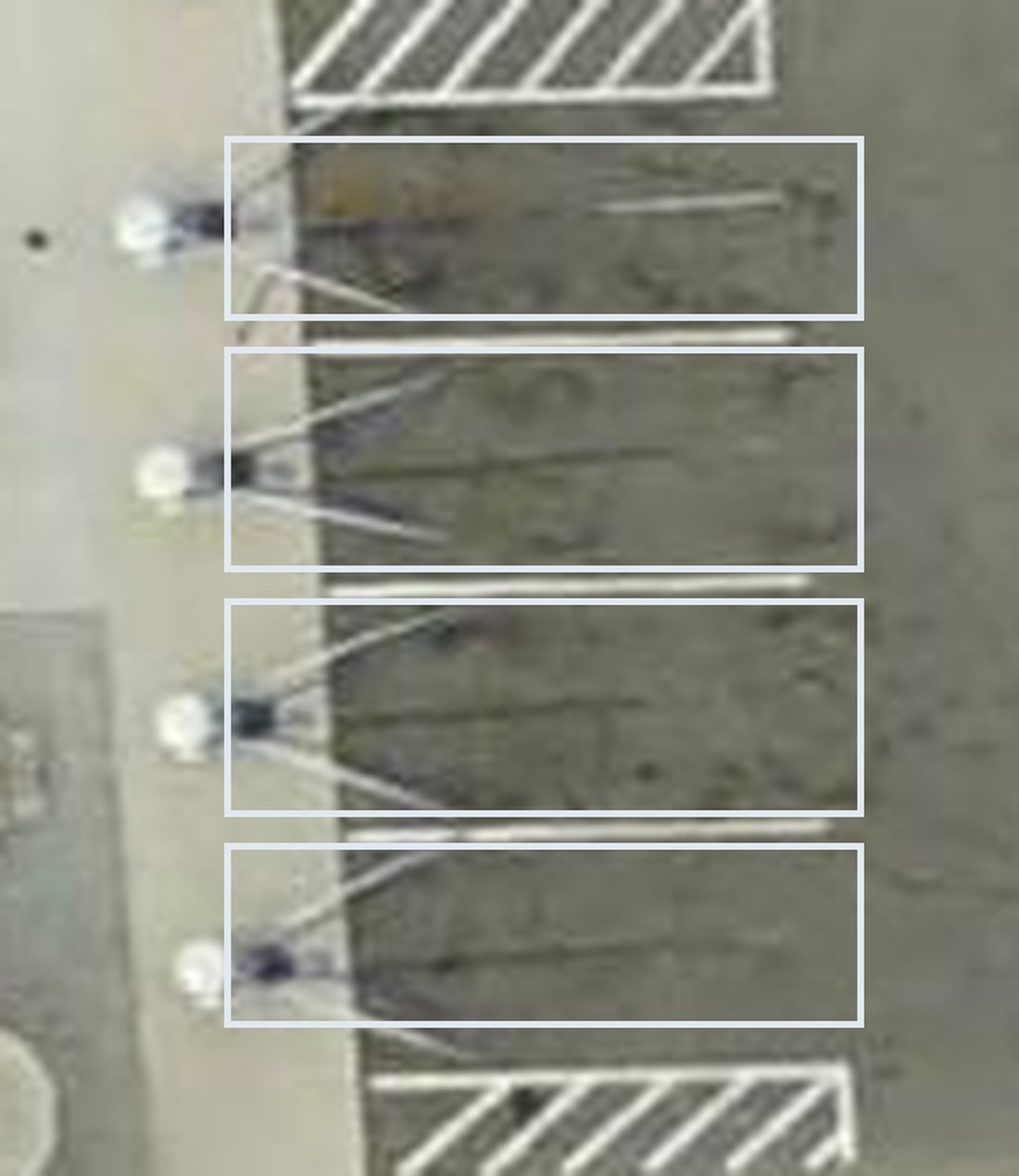 Shell Recharge charging bays, aerial survey of 2026-03